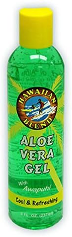 Hawaiian Blend Aloe Vera Gel with Awapuhi 8 oz.