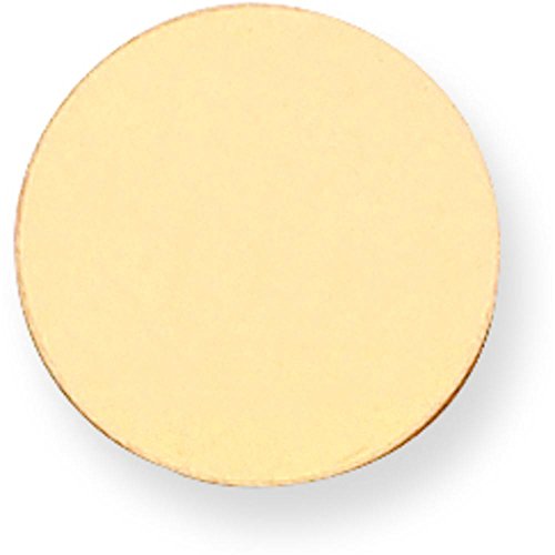 14K Gold Round Stamping Disc 0.032