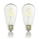 CLAXY Ecopower 3 Watt Vintage LED Bulb -- Pack of 2