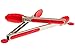 Happicook Nonstick Heavy Duty Heat Resistant Salad and Kitchen Serving Tongs 2 Pack 9 Inch and 12 Inch Stainless Steel Self Locking Food Tong with Red Silicone Tips