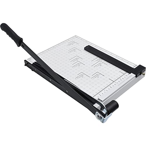 PB PBell Guillotine Paper Cutter & Paper Trimmer, 12 Sheet Capacity