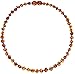 Mommy's Touch 100% Natural Amber Teething Necklace (Cognac) - Anti-Inflammatory & Teething Pain Reducing Properties Unisex Necklace With Twist-in Screw Clasp