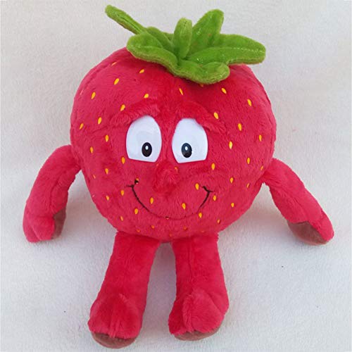 ETbotu 1pcs Fruit and Veg Garlic Strawberry Mushroom Soft Plush Toys (White Cauliflower)
