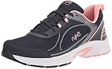 Ryka Womens Sky Walk 4 Sneaker, Navy Peach, 9 Wide US