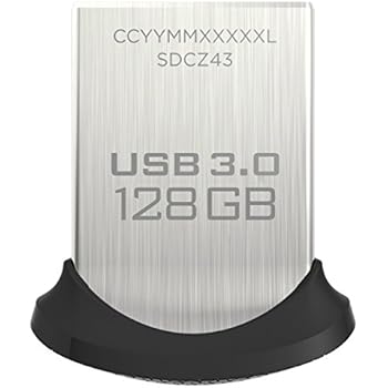 SanDisk Ultra Fit 128GB USB 3.0 Flash Drive - SDCZ43-128G-GAM46