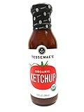 Tessemae's USDA Organic All Natural Ketchup, No Sugar Added, Non GMO | 10 Oz | Pack of 1