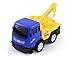 WOToy4U 1:64 Car Toys for Boys, Push and Go Friction Powered Car Toys, Construction Toy Truck Set, Truck Crane, Tow Truck