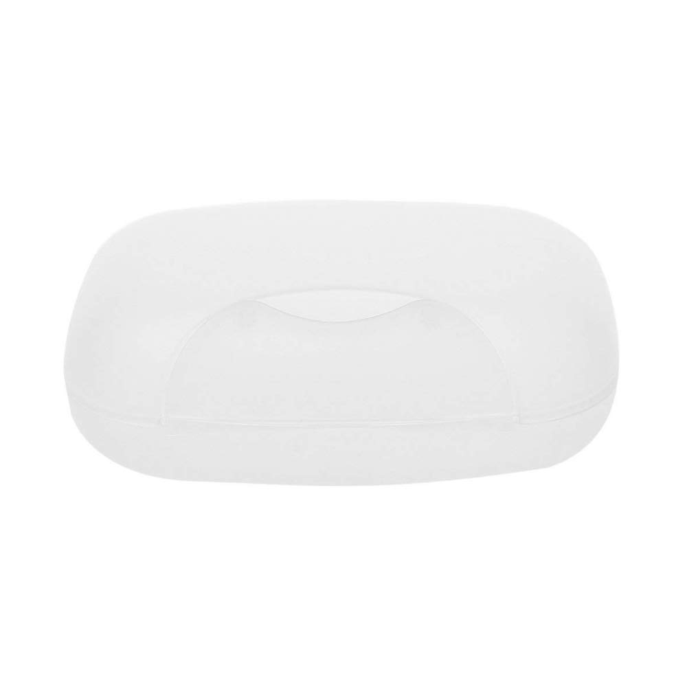 NUODWELL Creative Travel Handmade Soap Box Waterproof and Leakproof Soap Box with Sealed Portable Home Outdoor Soap Box (Clear)