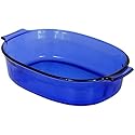 Pyrex Cobalt Oval Roaster