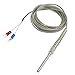 uxcell K Type 50x5mm 500C Probe Thermocouple Temperature Sensor Cable 9.8ft 3 Meters
