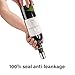 GiniHomer Wine Stoppers, 1 pack, Silver