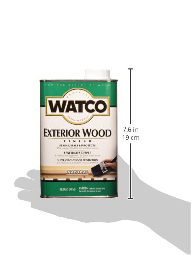 RUST-OLEUM WATCO 67741 Exterior Wood Finish, 1 Quart | Pricepulse