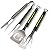 Sportula Spirit Series 3 Piece Barbeque Set, NCAA Alabama Crimson Tide