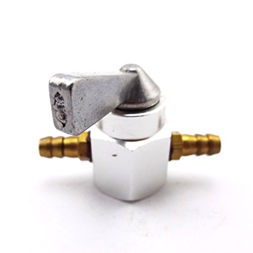 XLJOY 6mm 1/4" Inch Fuel Gas Tank Tap Inline Petcock Valve Switch Pet Cock for Pit Dirt Motor Bike Motorcycle ATV 4 Wheeler