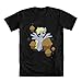 My Little Pony Muffins and Bubbles Mens T-Shirt (X-Large, Black)