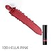 Rimmel LONDON Lasting Finish Extreme Lipstick, 100 Hella Pink, 0.08 Fluid Ounce