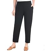 Hilary Radley Women's Crepe Pull-On Pant