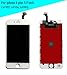 for iPhone 6 Plus 5.5 Inch LCD Digitizer Display Touch Screen Replacement Full Complete Front Glass Frame Assembly with Repair Tools Kit Model: A1522 A1524 A1593 in White
