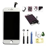 iPhone 6 Screen Replacement For Lcd Touch Screen Digitizer Frame Assembly Set (White)