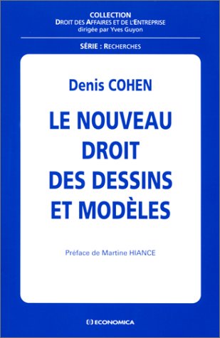 Le  nouveau droit des dessins et modèles