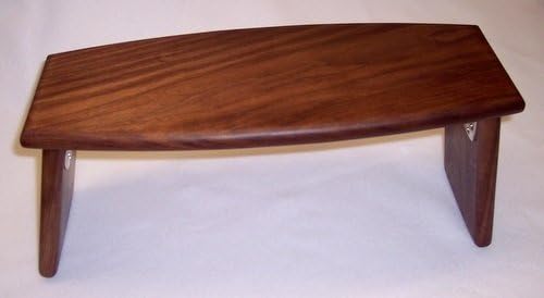 Meditation Bench, Folding Legs; Walnut