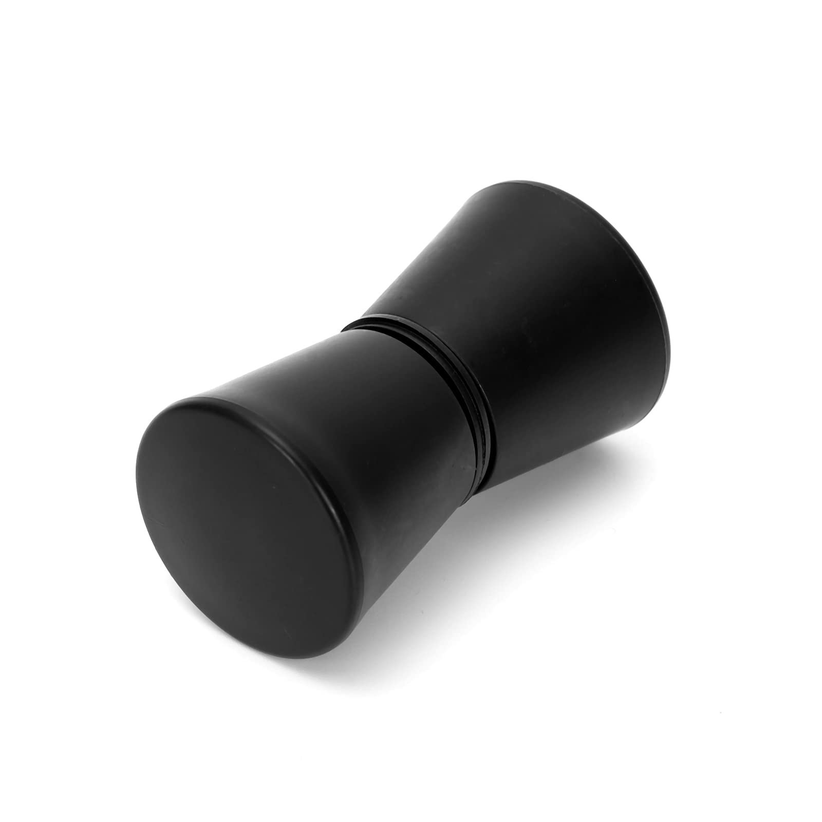 Ruimou Conical Glass Door Handle Matte Black (Plastic ABS) for Bathroom Door, Office,Plexiglass,Sliding Door, Steam Room (Matte Black)