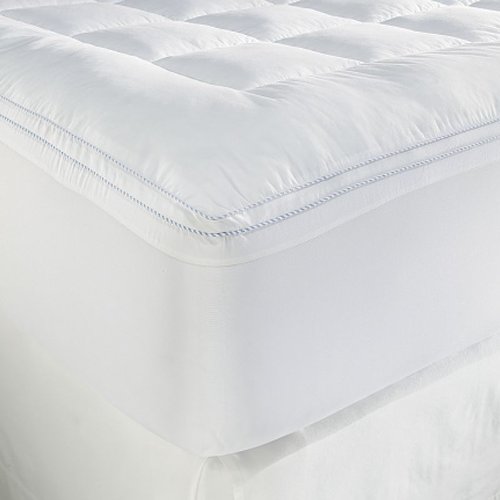 Chaps Cluster Puff DownAlternative Mattress Pad Full Amazon.co.uk