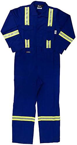 Oil and Gas Safety Supply Flame Resistant Reflective Coverall