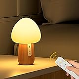 Night Lights for Kids, NTMY LED Baby Night Light Bedside Lamp with Wireless Remote, Safe Silicone + Beech, Eye Caring ,5 Different Colors and 4 Modes, USB Rechargeable, Christmas Gifts