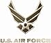 OBUY Large U.S Air Force Stencil for Painting on Wood, Fabric, Walls, Airbrush + More | Reusable 12 x 14 inch Mylar Template (USAF Military Logo)