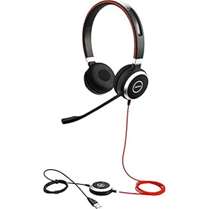 Jabra Evolve 40 Professional Wired Headset, Stereo, UC-Optimized – Telephone Headset for Greater Productivity, Superior…