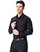 Stylish Casual Slim Fit Basic Designed Button Down Shirts PJ5252-1 M Black