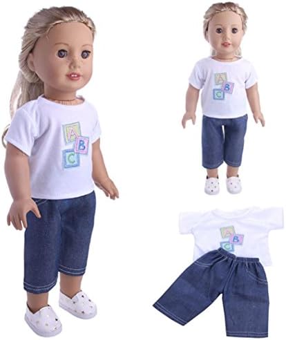 Clothes & Pants Clothes For 18 inch Our Generation American Girl Doll Raptop (Navy)
