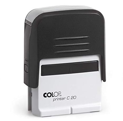 Stempel Selbstfärber COLOP Printer mit Wunschtext/Logo (COLOP Printer C20 3-4 Zeilen Abdruckgröße: 14 x 38 mm)