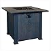 Best Top Selling Propane Gas Fire Pit Table With Cover Lid Patio Deck Porch Pool Outdoor Heater- Beautiful UV Resistant Finish- Powerful Heating 50,000 BTU Contemporary Lovely Beautiful