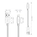 AUKEY Lightning Cable, 6.6ft Braided Nylon [Apple MFi Certified] for iPhone 7, 7 Plus, 6, 6S, 6 Plus, iPad Pro and More