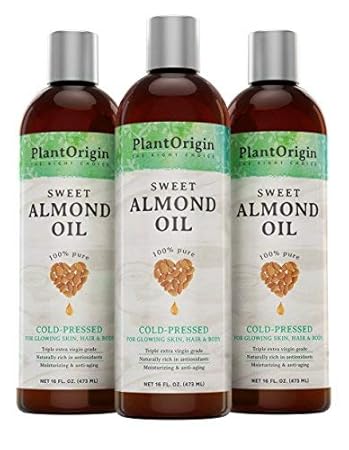 Amazon Com Sweet Almond Oil For Radiant Skin And Hair Growth