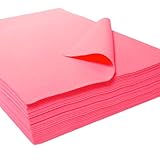 Acrylic Felt Sheet 9” X 12”: 25 PCS, Shocking Pink