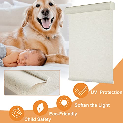 Persilux Free-Stop Cordless Window Shades for