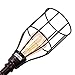 Airposta 2-Light Industrial Bathroom Vanity Light Farmhouse Metal Cage Vintage Vanity Wall Sconce Lighting Edison Black Rustic Oil Rubbed Bronze Wall Light Fixture for Bathroom Mirror Dressing Table