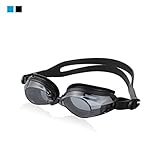 Kamor® #1 Premium Swimming Goggles for Adult Men, Women and Teenager - UV Protection, Anti-fog, Tinted Lens Swim Glasses - Soft silicone eye seals and strap - Adjustable buckle, Flexible nose bridge