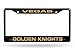 Rico Industries Ricepod Vegas Golden Knights Black Black Laser Cut Chrome Frame 12