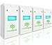 [Upgraded 2017] Ultrasonic Pest Control Repeller (4-Pack)-Indoor Repellant for Mice, Mosquitos, Roaches, Spiders, Insects, & Rodents - Ecofriendly Bug Repeller-Children & Pet Safe, Non-Toxic