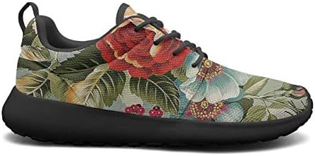 Floral-flower-butterfly Running Shoes Women Quick-Dry sscool Womens Tennis Shoes for Women Mesh Comfortable