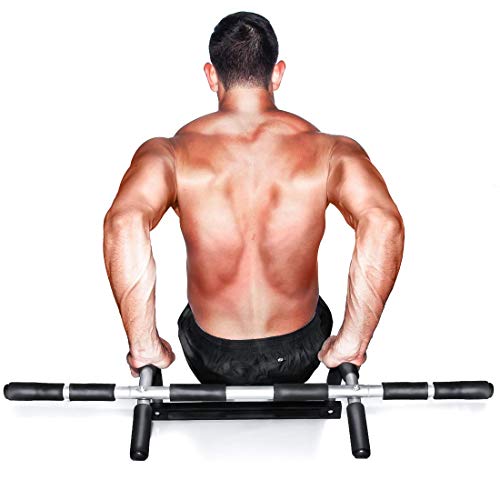 Rubberbanditz Doorway Pull Up Bar | Doorframe Chin-Up & Pull-Up Bar for Home Fitness, Workout, Gym + Free eBook