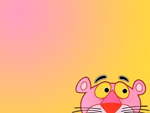 CAKEUSA PINK PANTHER Birthday 1/2 Size Frosting Sheet Cake Topper Edible Image