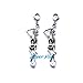 Zipper Pull, Skull Zipper Pull,Zipper Pull Charm, Zipper Pulls for Purses, Skull Charm, Key Chain,Zipper Pull, Perfect for Necklaces, Bracelets, Keychain and Earrings