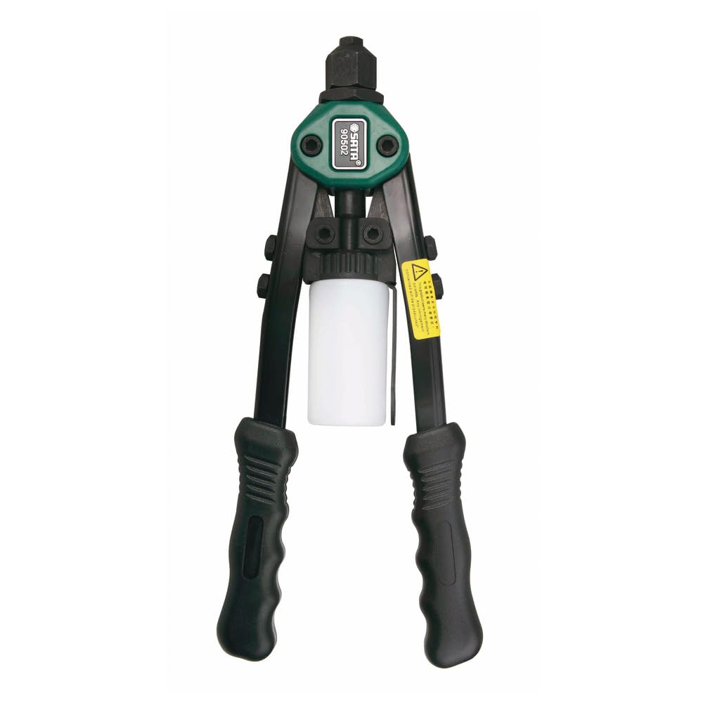 SATA ST90504 11-Inch Two Handles Riveter Gun With Heavy-Duty Steel Body