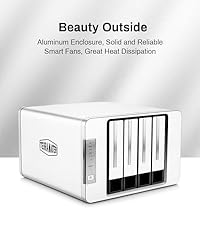 TERRAMASTER F4-210 4-Bay NAS 2GB RAM Quad Core
