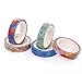24 Rolls Washi Tape Set- 8mm Wide Decorative Masking Tape for DIY Craft Scrapbooking Gift Wrapping